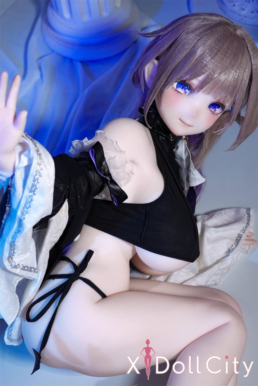 MW Girl (魔物姫)  22.5kg 大黒塔 魔女リアルドール 神秘の魔導師スタイル 掲載画像はシリコンヘッド+TPEボディ 肌色&眼球色&メイク&ウィッグ&衣装は宣材写真と同じ 成人スタイルラブドール