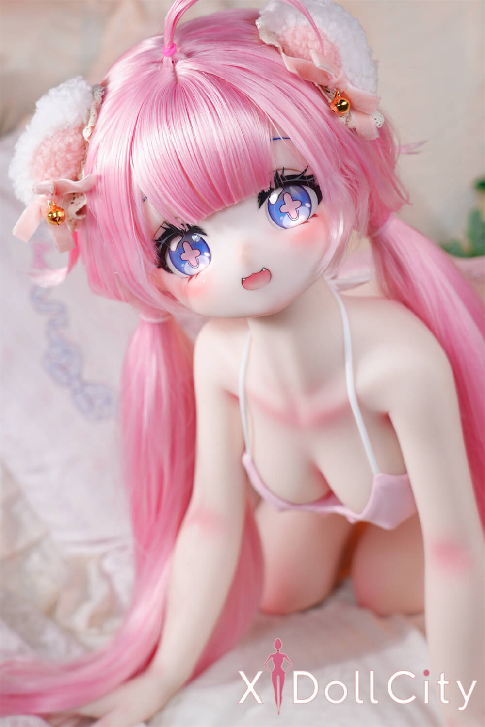 MW Girl (魔物姫)7kg 安可(アンコ)アニメドール 掲載画像はレジンヘッド+シリコンボディ 肌色&眼球色&メイク&ウィッグ&衣装は宣材写真と同じ 成人スタイルラブドール