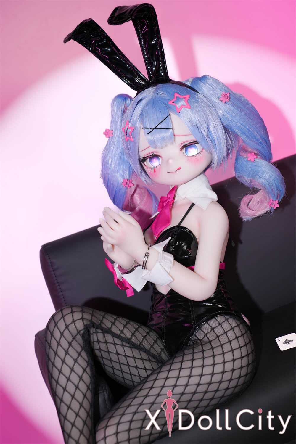 MW Girl(魔物姫) 7kg 初音兎子洞 掲載画像はレジンヘッド+シリコンボディ 肌色&眼球色&メイク&ウィッグ&衣装は宣材写真と同じ 成人スタイルラブドール アニメドール キュートガール