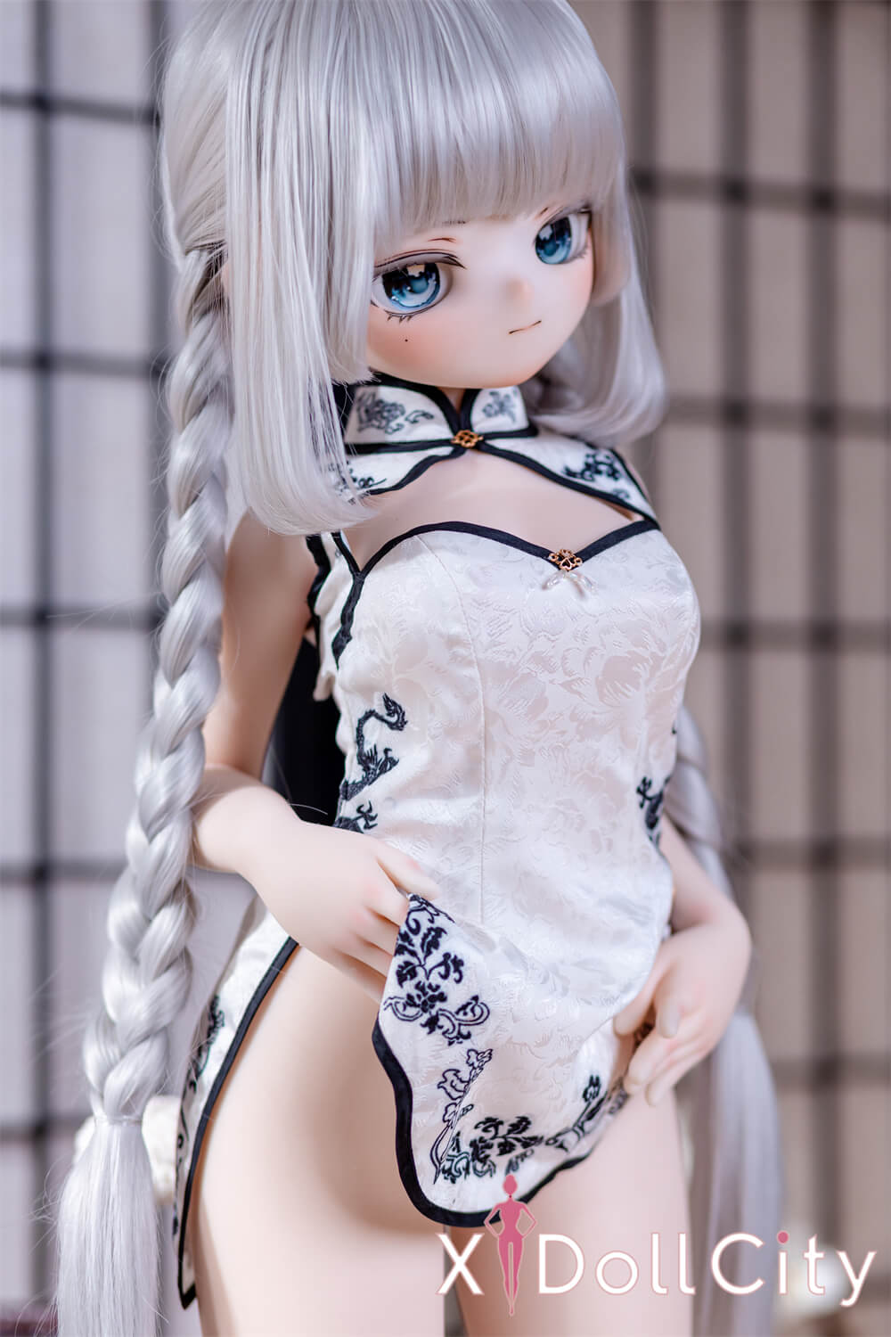 MW Girl(魔物姫) 7kg 桜井雪奈 7kg メイド服 掲載画像はレジンヘッド+シリコンボディ 肌色&眼球色&メイク&ウィッグ&衣装は宣材写真と同じ 成人スタイルラブドール