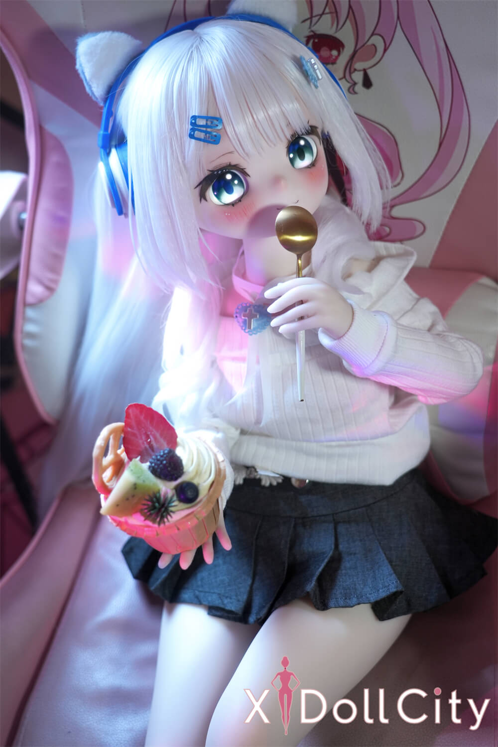 MW Girl (魔物姫)  6.6kg 天使萌ヘッド ふんわり系フィギュア 掲載画像はレジンヘッド+シリコンボディ 肌色&眼球色&メイク&ウィッグ&衣装は宣材写真と同じ 成人スタイルラブドール ai機能追加可