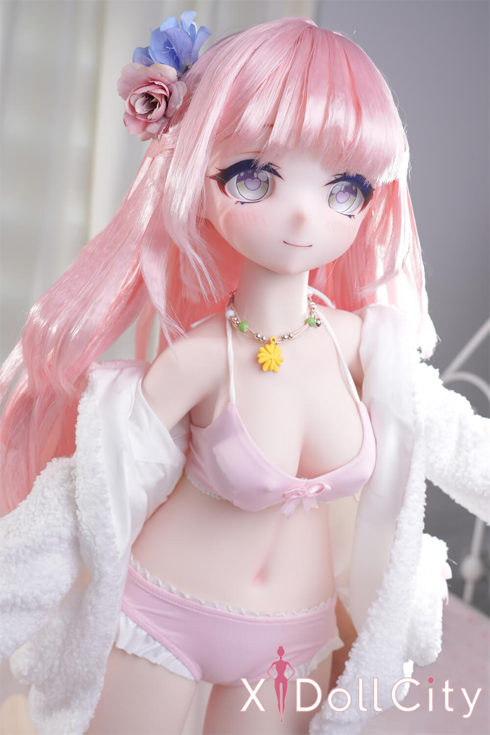 MW Girl(魔物姫) 7kg 微花 掲載画像はレジンヘッド+シリコンボディ 肌色&眼球色&メイク&ウィッグ&衣装は宣材写真と同じ 成人スタイルラブドール アニメドール 甘美