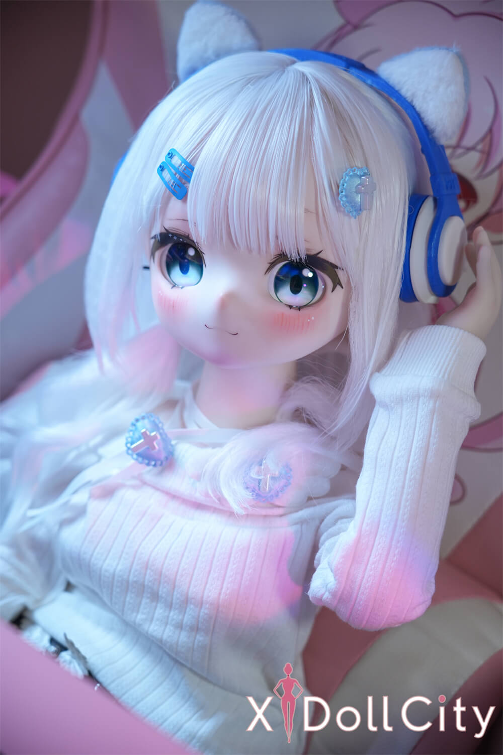 MW Girl (魔物姫)  6.6kg 天使萌ヘッド ふんわり系フィギュア 掲載画像はレジンヘッド+シリコンボディ 肌色&眼球色&メイク&ウィッグ&衣装は宣材写真と同じ 成人スタイルラブドール ai機能追加可