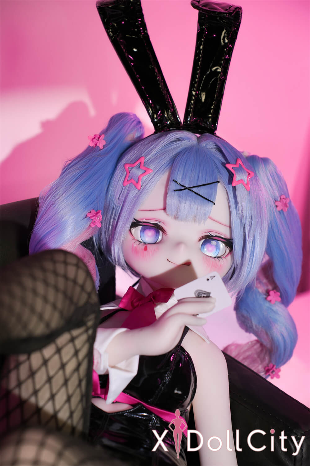 MW Girl(魔物姫) 7kg 初音兎子洞 掲載画像はレジンヘッド+シリコンボディ 肌色&眼球色&メイク&ウィッグ&衣装は宣材写真と同じ 成人スタイルラブドール アニメドール キュートガール
