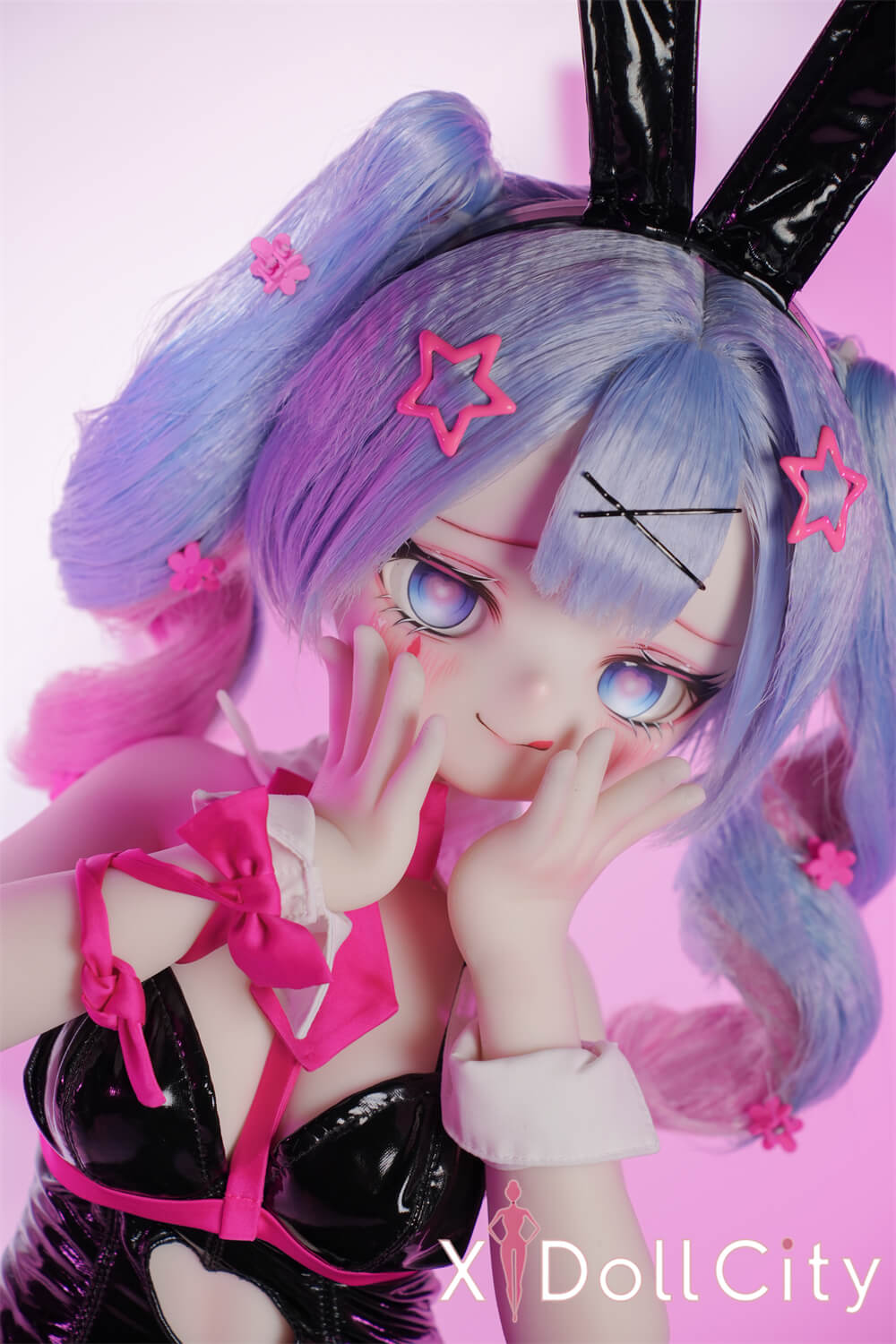 MW Girl(魔物姫) 7kg 初音兎子洞 掲載画像はレジンヘッド+シリコンボディ 肌色&眼球色&メイク&ウィッグ&衣装は宣材写真と同じ 成人スタイルラブドール アニメドール キュートガール