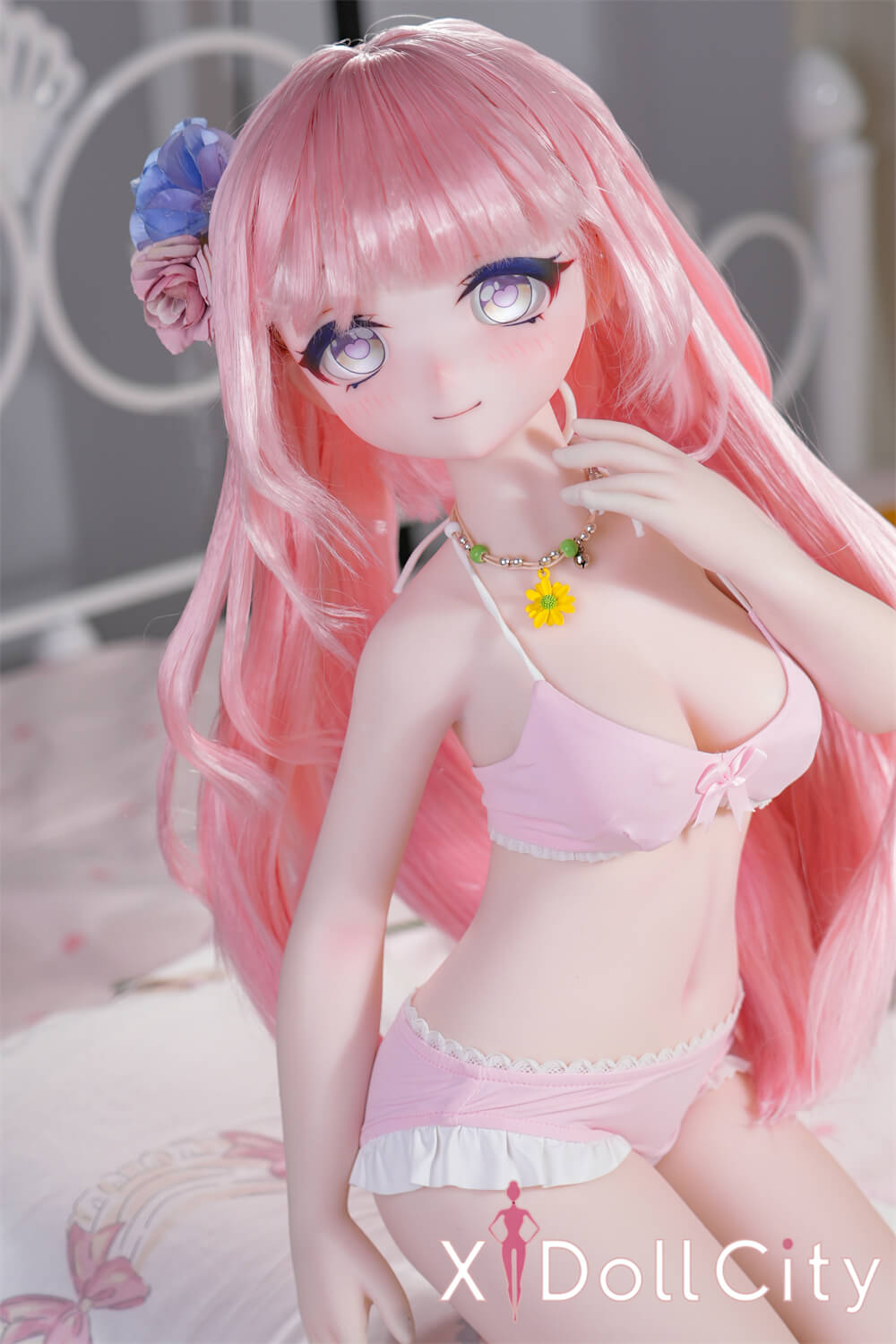 MW Girl(魔物姫) 7kg 微花 掲載画像はレジンヘッド+シリコンボディ 肌色&眼球色&メイク&ウィッグ&衣装は宣材写真と同じ 成人スタイルラブドール アニメドール 甘美