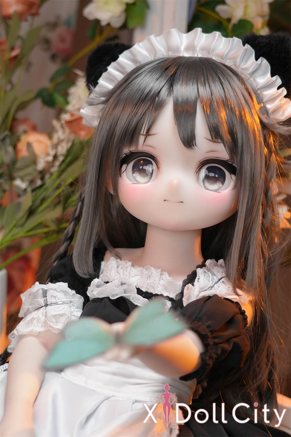 MW Girl(魔物姫) 5.2kg 柚原愛 掲載画像はレジンヘッド+シリコンボディ 肌色&眼球色&メイク&ウィッグ&衣装は宣材写真と同じ 成人スタイルラブドール