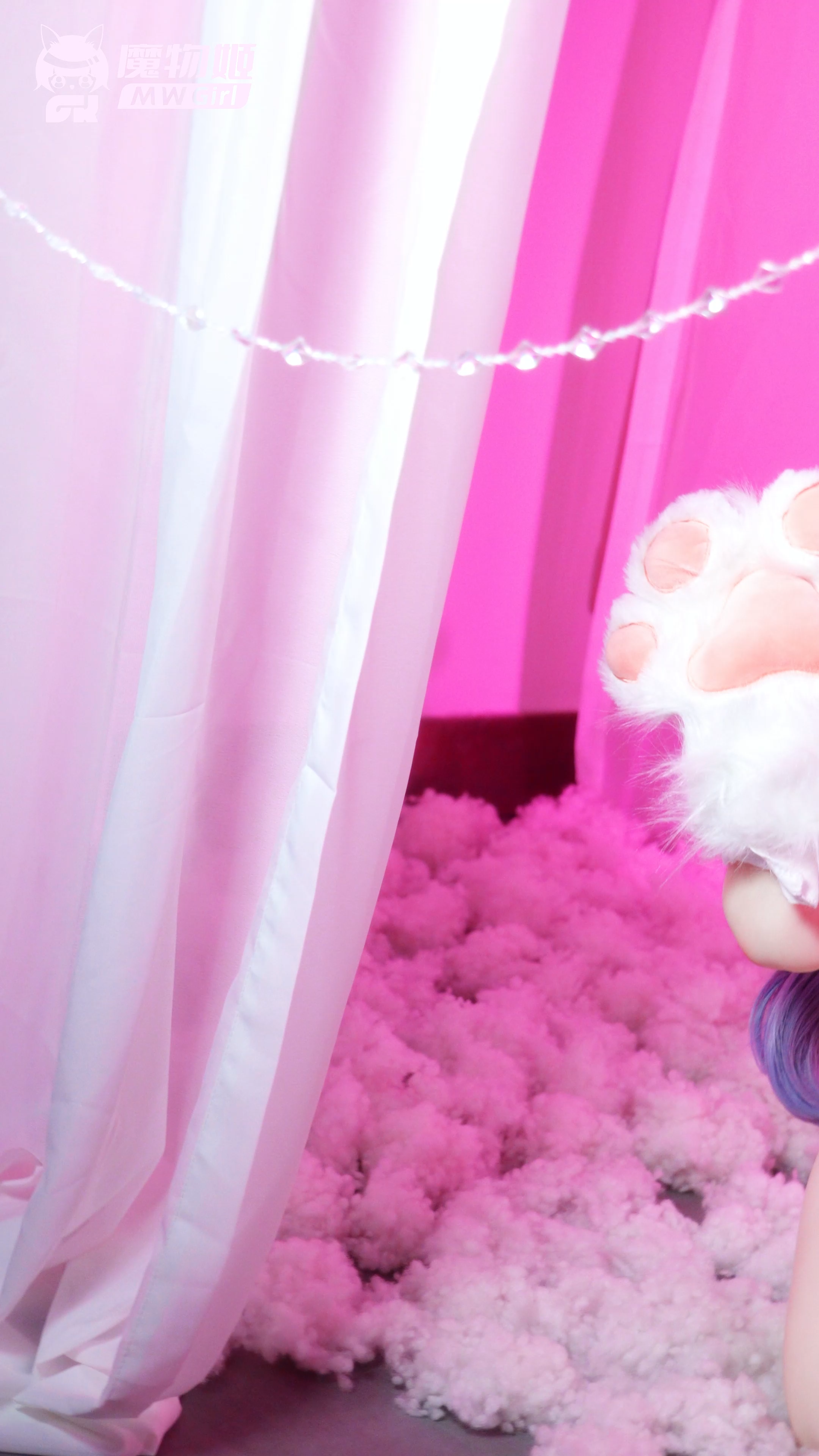 MW Girl(魔物姫) 22.5kg 可晴(Keqing)掲載画像はシリコンヘッド+TPEボディ 猫耳メイド アニメリアル 肌色&眼球色&メイク&ウィッグ&衣装は宣材写真と同じ 成人スタイルラブドール