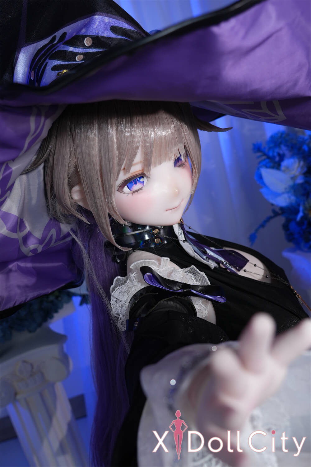 MW Girl (魔物姫)  22.5kg 大黒塔 魔女リアルドール 神秘の魔導師スタイル 掲載画像はシリコンヘッド+TPEボディ 肌色&眼球色&メイク&ウィッグ&衣装は宣材写真と同じ 成人スタイルラブドール