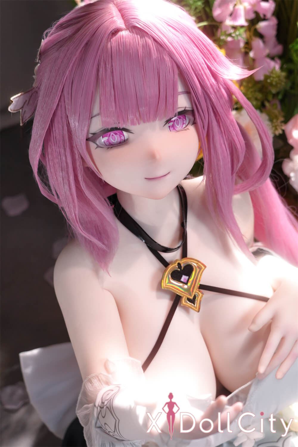 MW Girl(魔物姫) 愛莉 22.5kg 巨乳 6kg 掲載画像はシリコンヘッド+TPEボディ 肌色&眼球色&メイク&ウィッグ&衣装は宣材写真と同じ 成人スタイルラブドール