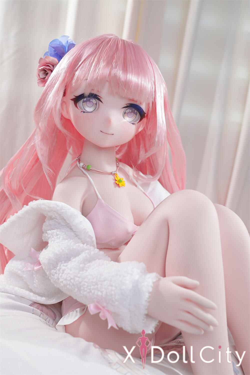 MW Girl(魔物姫) 7kg 微花 掲載画像はレジンヘッド+シリコンボディ 肌色&眼球色&メイク&ウィッグ&衣装は宣材写真と同じ 成人スタイルラブドール アニメドール 甘美