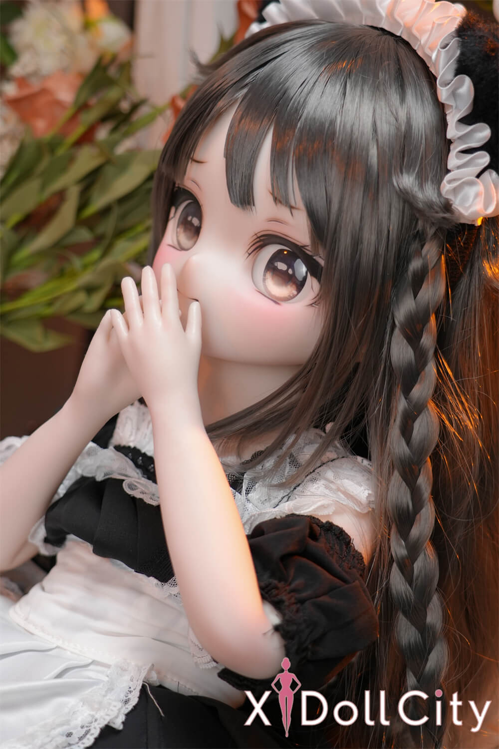 MW Girl(魔物姫) 5.2kg 柚原愛 掲載画像はレジンヘッド+シリコンボディ 肌色&眼球色&メイク&ウィッグ&衣装は宣材写真と同じ 成人スタイルラブドール