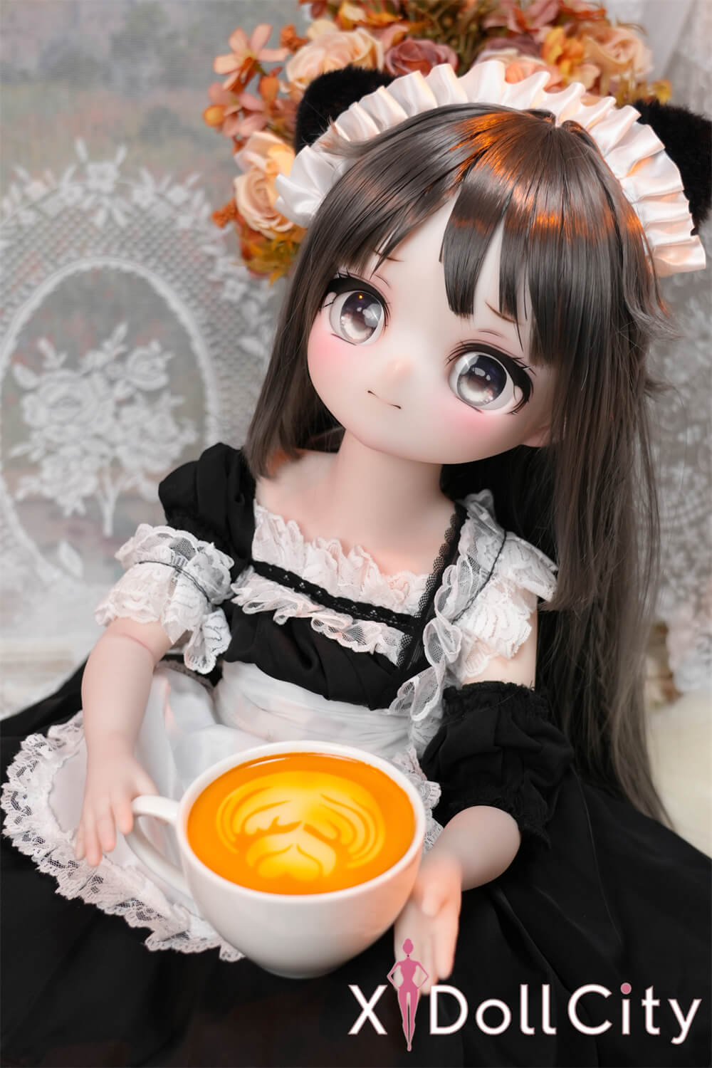 MW Girl(魔物姫) 5.2kg 柚原愛 掲載画像はレジンヘッド+シリコンボディ 肌色&眼球色&メイク&ウィッグ&衣装は宣材写真と同じ 成人スタイルラブドール