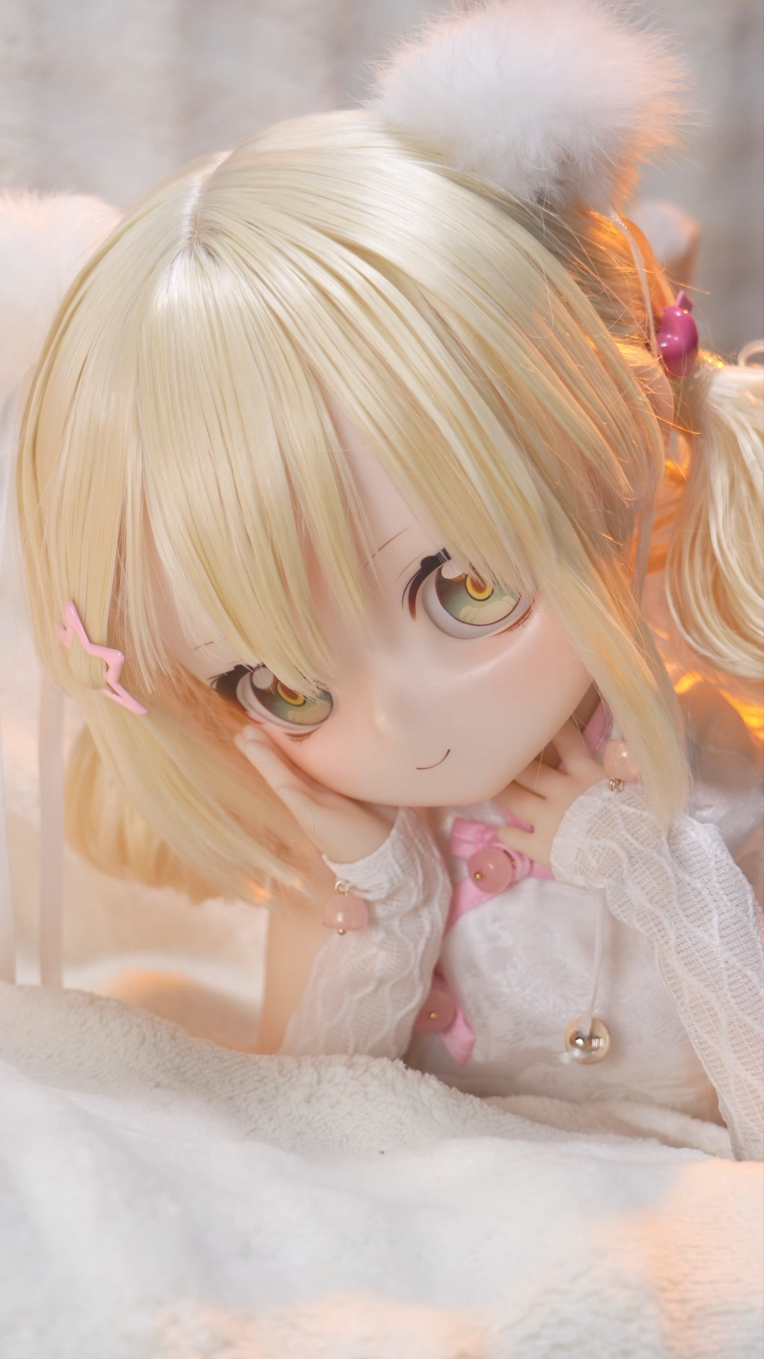 MW Girl(魔物姫) 5.2kg 里奈 掲載画像はレジンヘッド+シリコンボディ ちびっ子妖精系  肌色&眼球色&メイク&ウィッグ&衣装は宣材写真と同じ 成人スタイルラブドール