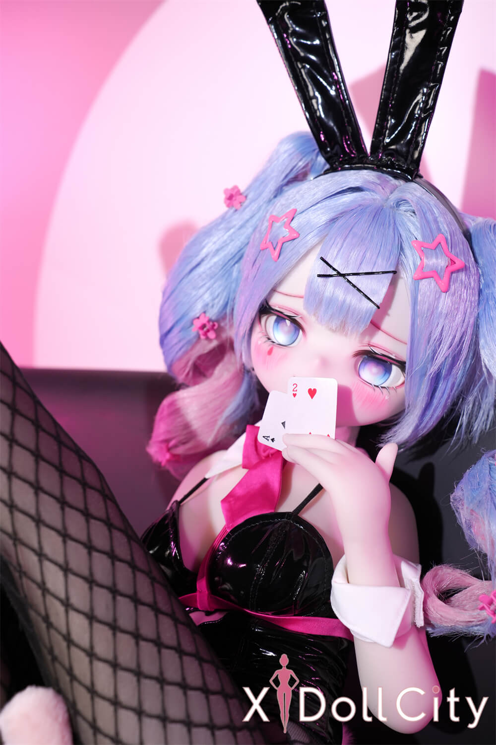 MW Girl(魔物姫) 7kg 初音兎子洞 掲載画像はレジンヘッド+シリコンボディ 肌色&眼球色&メイク&ウィッグ&衣装は宣材写真と同じ 成人スタイルラブドール アニメドール キュートガール