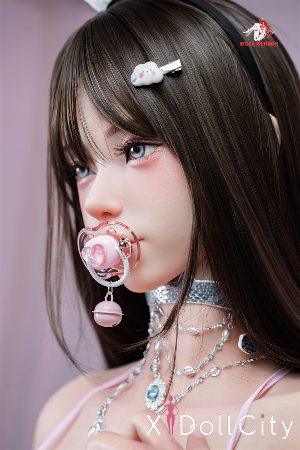 Doll Senior 凛纱(Linsha) 170cm Gカップ リアルな肌質感付き ノーマル肌 フルシリコン 顎機能付き 魅惑の谷間 バニーガール 美人 ラブドール 新品