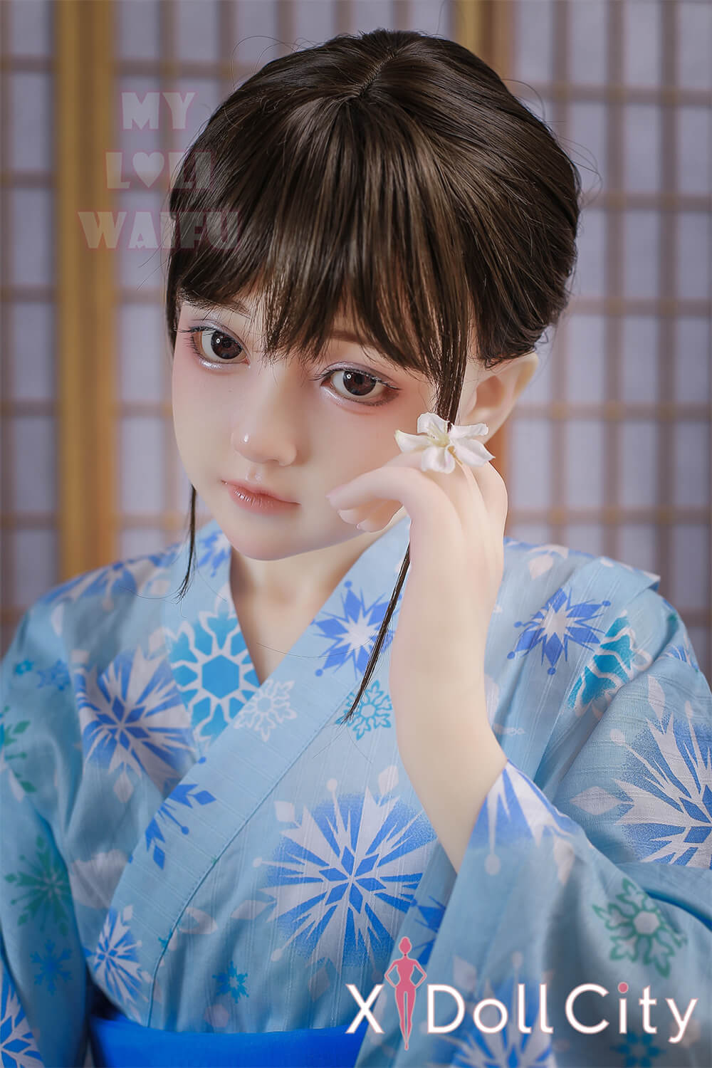 MyLoliWaifu 略称MLW  AAカップ  ロり系成人スタイルラブドール #47 Moa 浴衣姿 白肌美少女 TPE材質ボディー ヘッド材質選択可能 メイク選択可能