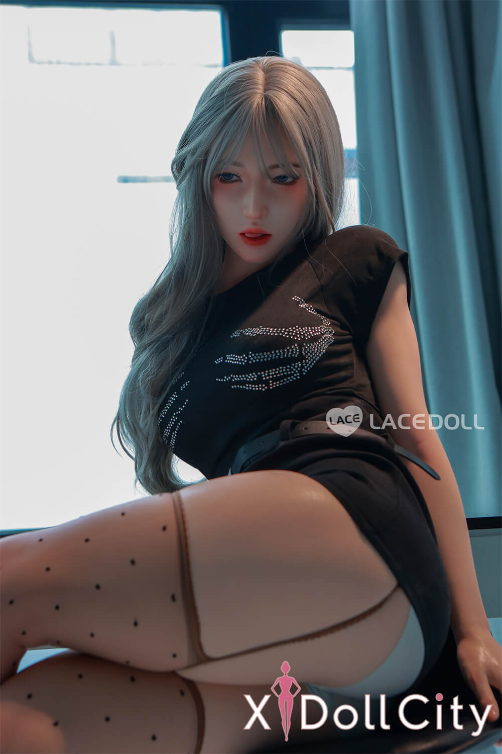 Lacedoll 黎霜 167cm Dカップ フルシリコン ボディ選択可 清純×誘惑 銀髪美少女 ラブドール