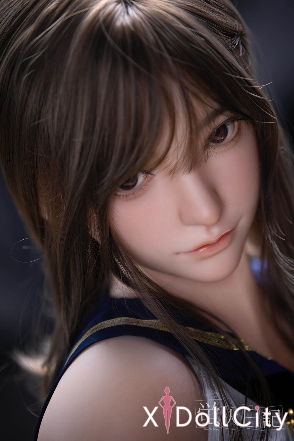 蛍火日記 162cm Bカップ 蓮(Lian)制服美少女 口開閉機能付き 超リアル塗装加工あり フルシリコン製ラブドール