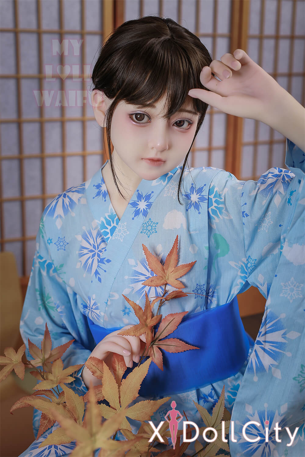 MyLoliWaifu 略称MLW  AAカップ  ロり系成人スタイルラブドール #47 Moa 浴衣姿 白肌美少女 TPE材質ボディー ヘッド材質選択可能 メイク選択可能