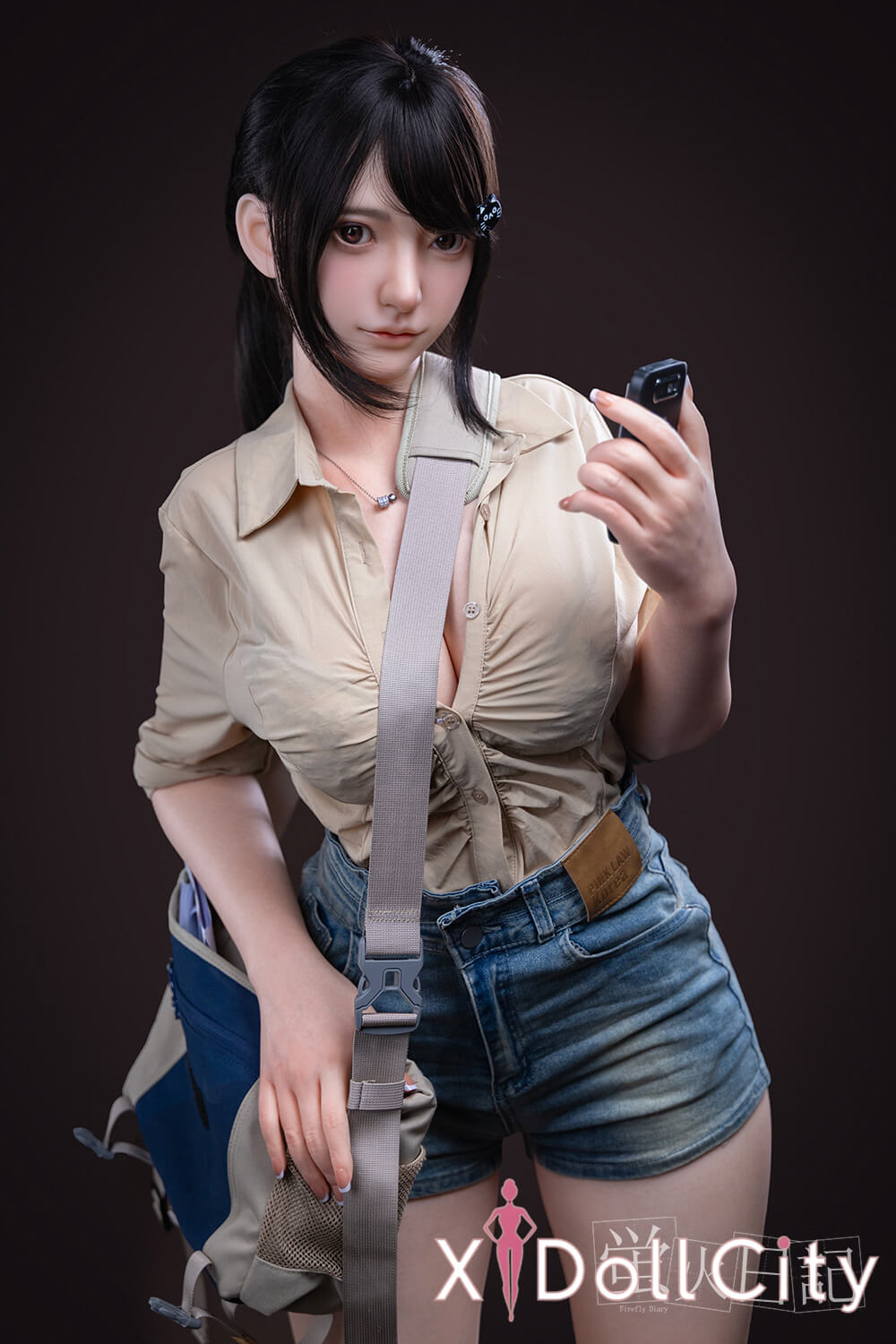 蛍火日記 164cm Gカップ 蓮（Lian）都会系女子 口開閉機能付き 超リアル塗装加工あり フルシリコン製ラブドール