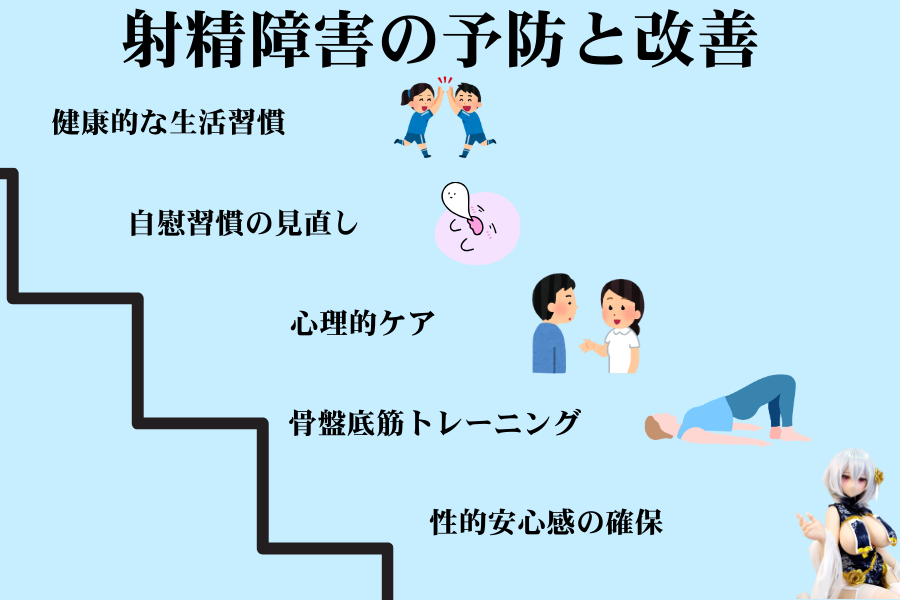 射精障害の予防と改善
