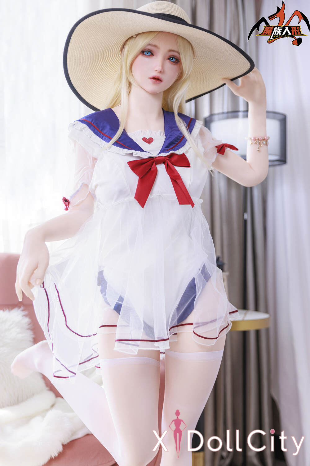 MOZU Doll 薇薇安 163cm 清楚で愛らしい セクシー シリコンヘッド+TPEボディ ラブドール巨乳