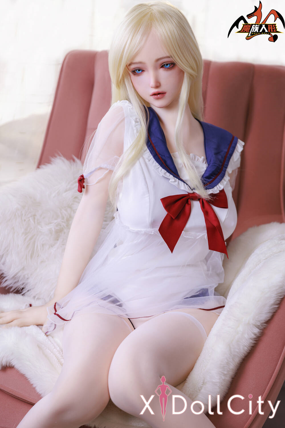 MOZU Doll 薇薇安 163cm 清楚で愛らしい セクシー シリコンヘッド+TPEボディ ラブドール巨乳