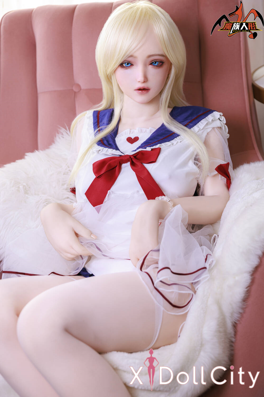 MOZU Doll 薇薇安 163cm 清楚で愛らしい セクシー シリコンヘッド+TPEボディ ラブドール巨乳