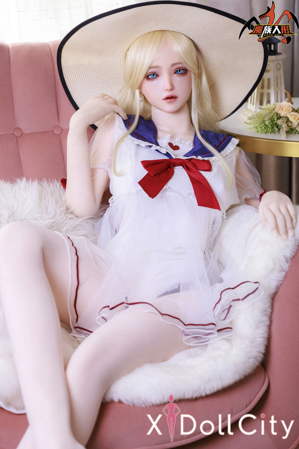 MOZU Doll 薇薇安 163cm 清楚で愛らしい セクシー シリコンヘッド+TPEボディ ラブドール巨乳