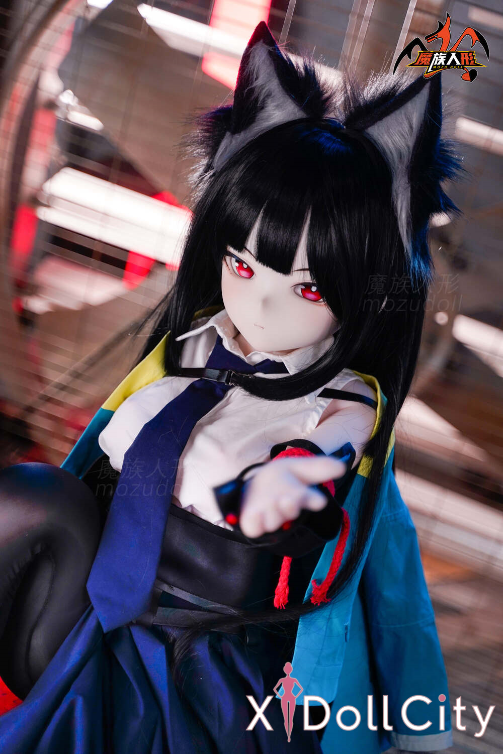 MOZU Doll 雅雅 成人スタイルラブドール 可愛い ビニールヘッド＋TPEボディ ラブドール貧乳