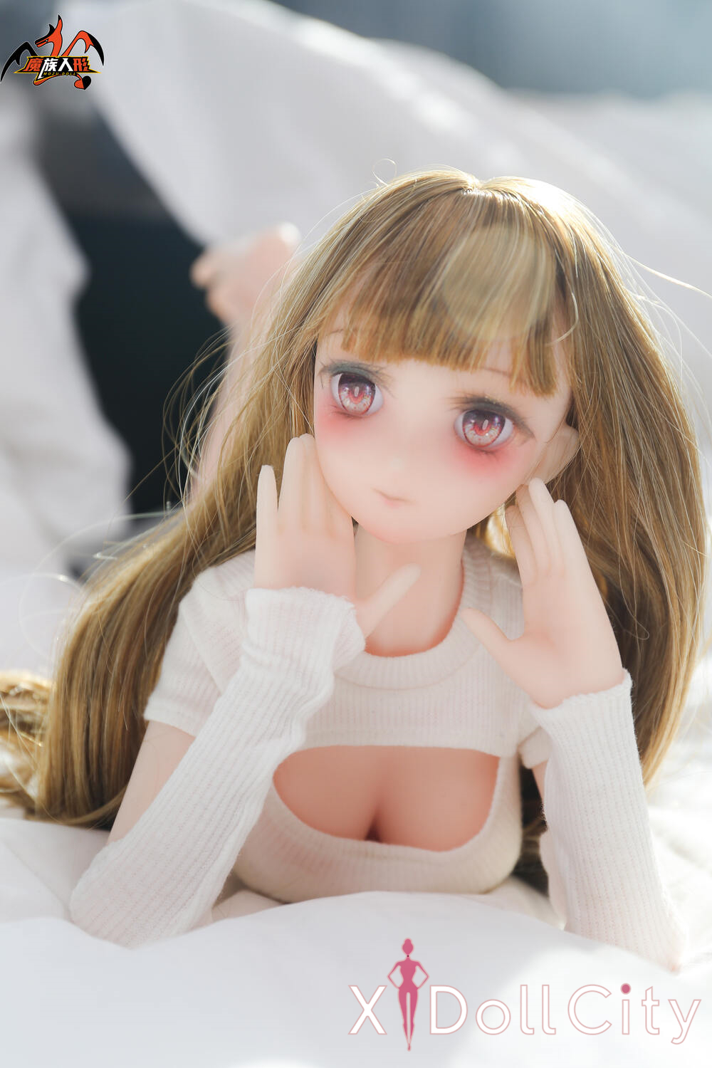 MOZU Doll 小珍妮 成人スタイルラブドール 可愛い フルシリコン製 ラブドール貧乳