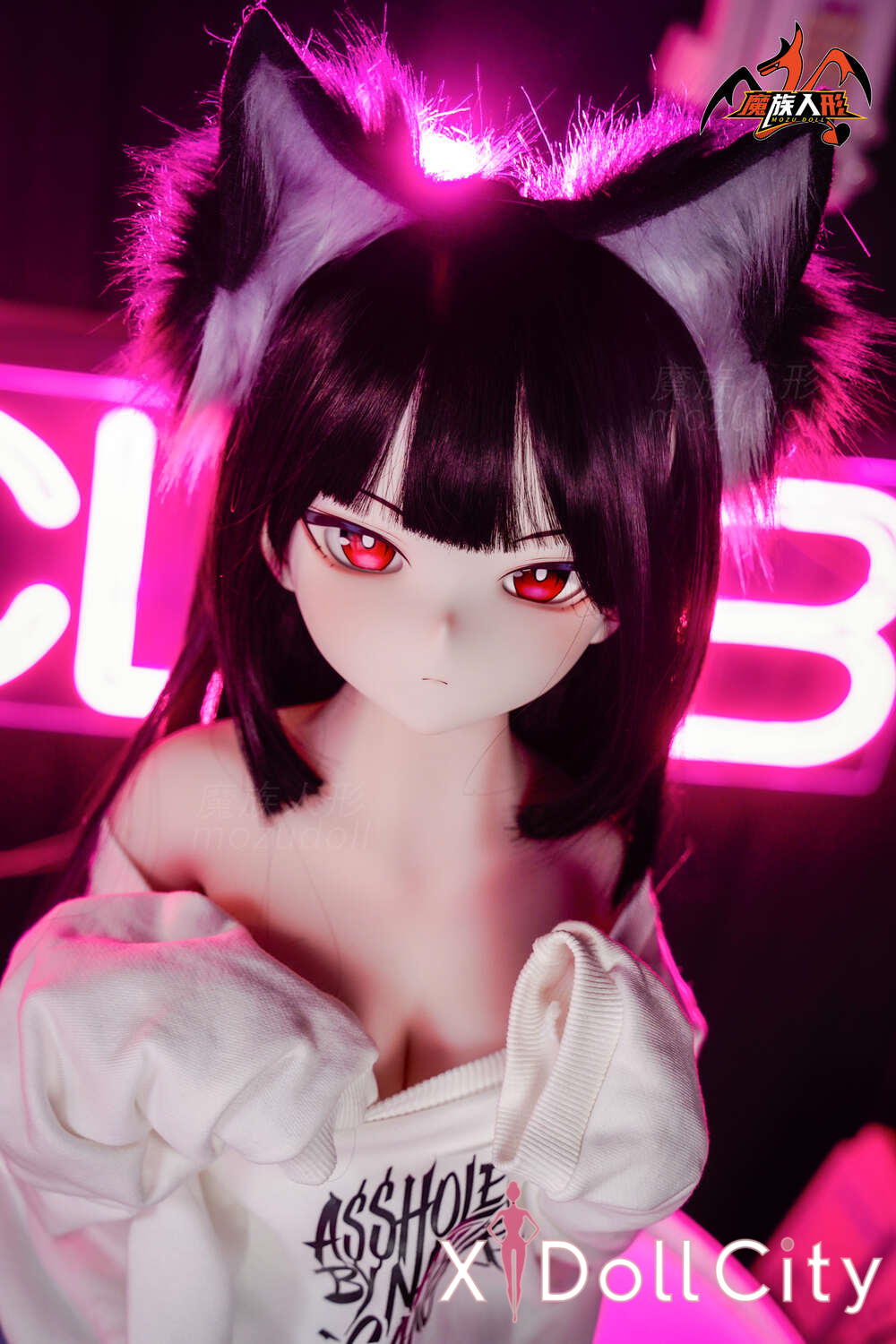 MOZU Doll 雅雅 成人スタイルラブドール 可愛い ビニールヘッド＋TPEボディ ラブドール貧乳