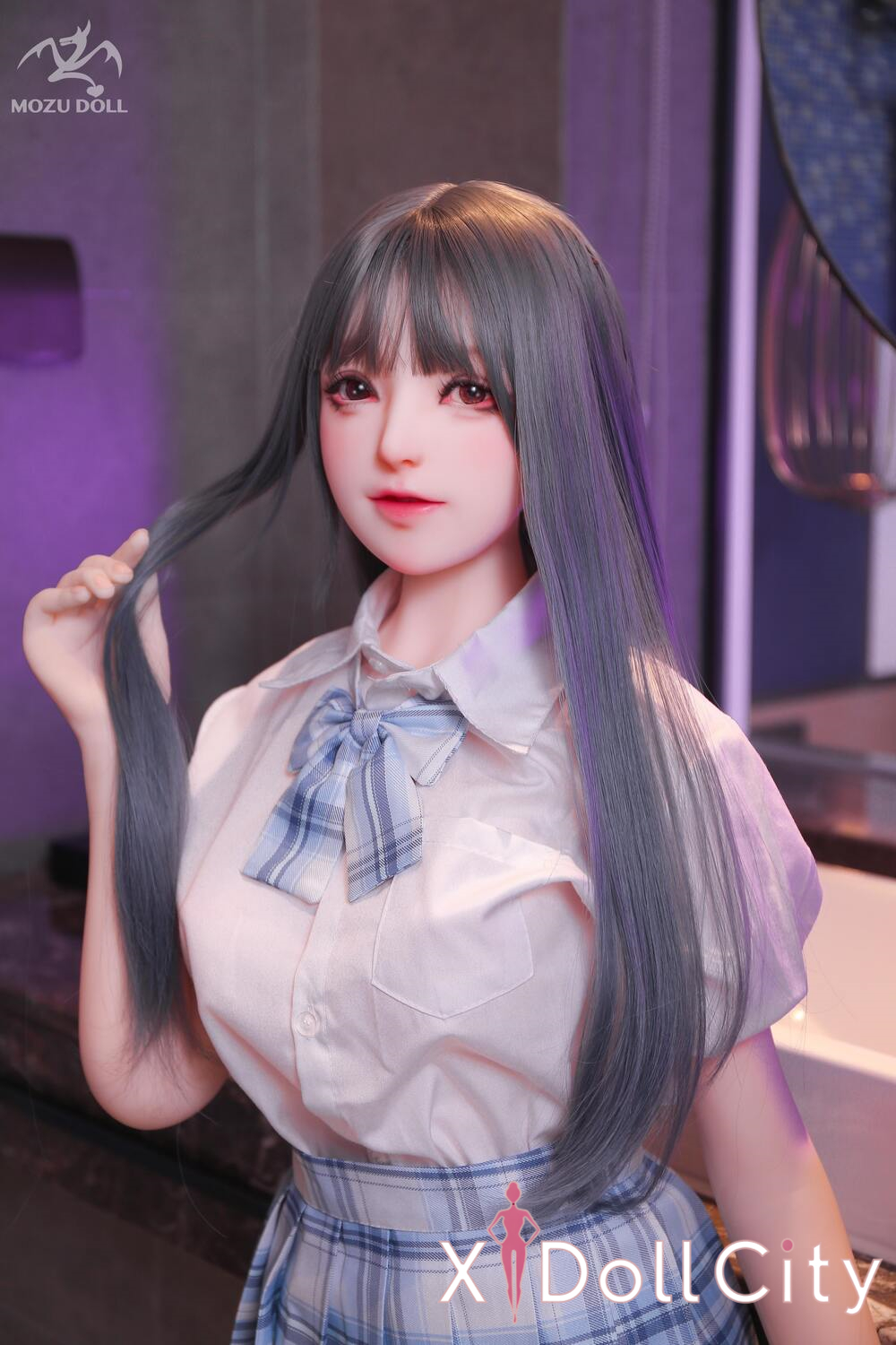 MOZU Doll 小萌 145cm 成人スタイルラブドール 制服姿 無邪気で可愛い彼女 TPE製 ラブドール良乳