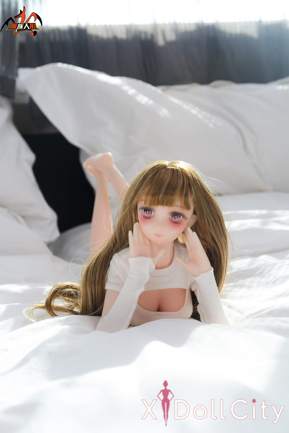 MOZU Doll 小珍妮 成人スタイルラブドール 可愛い フルシリコン製 ラブドール貧乳