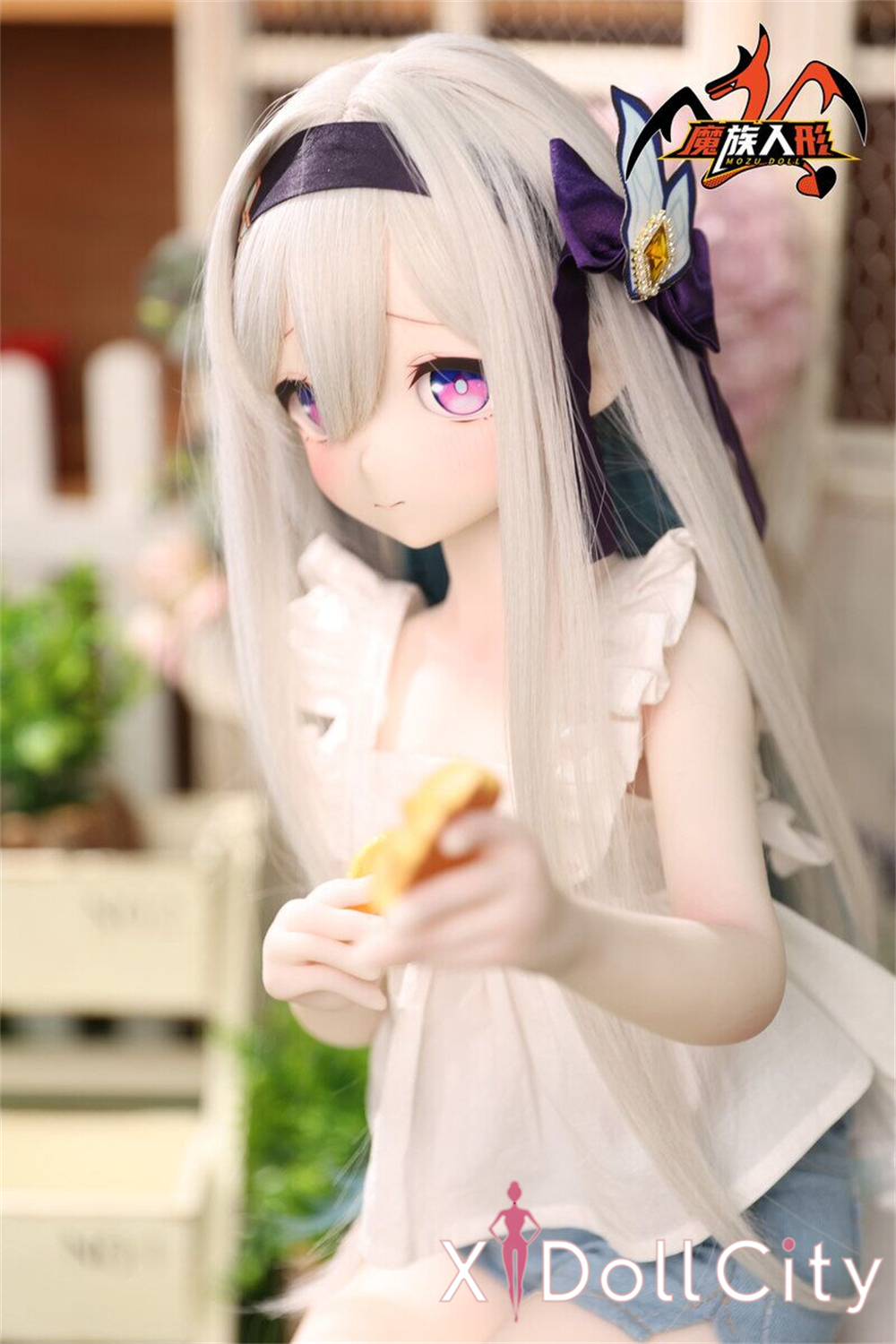 MOZU Doll 瑩儿 成人スタイルラブドール 可愛いファンタジーミニ ビニールヘッド＋TPEボディ ラブドール貧乳