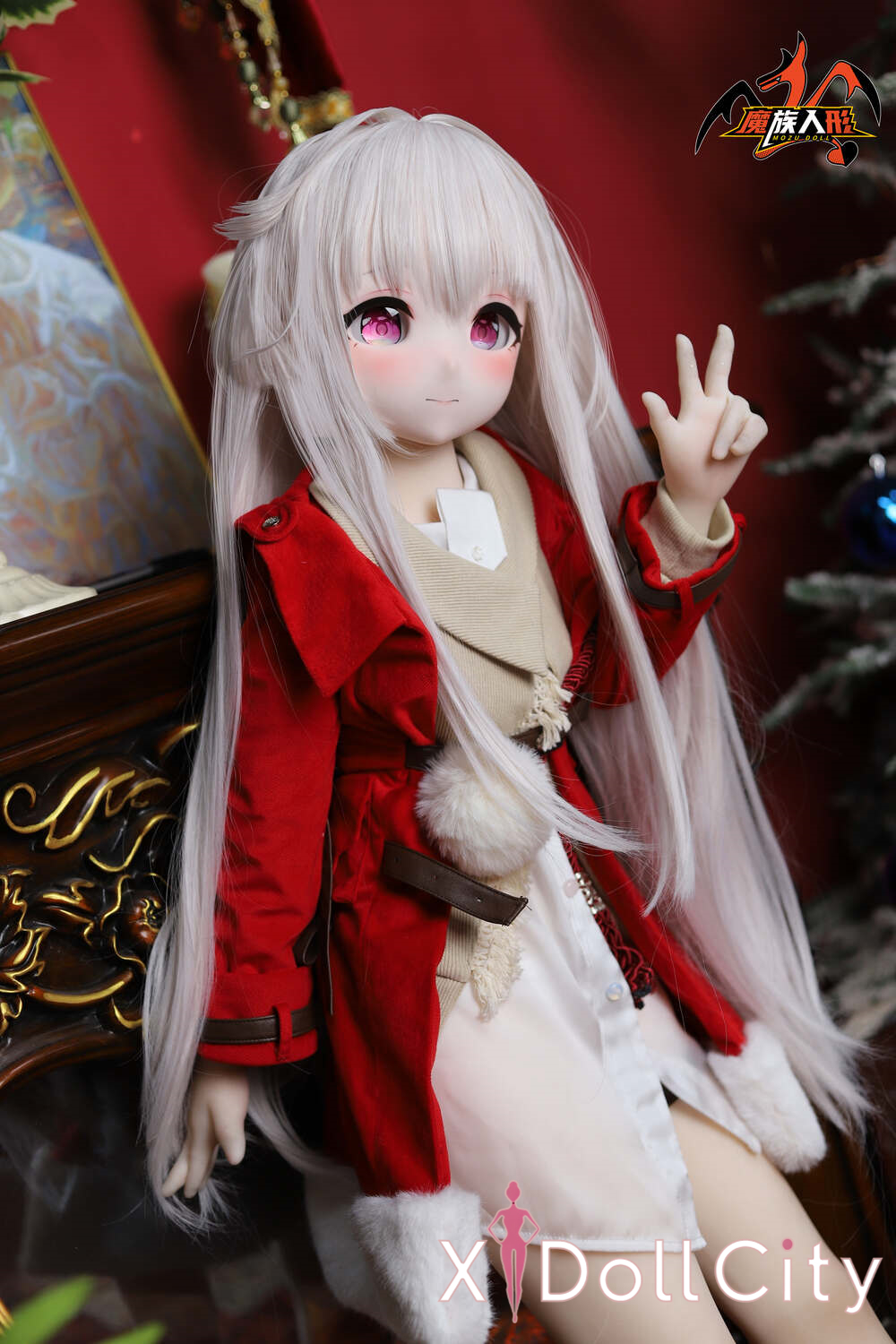 MOZU Doll 凯拉 成人スタイルラブドール アニメ ビニールヘッド＋TPEボディ ラブドール貧乳