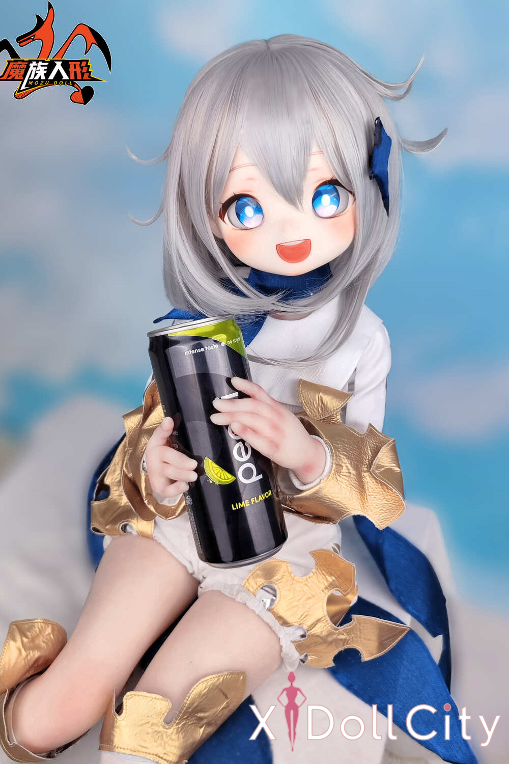 MOZU Doll 派萌 成人スタイルラブドール アニメ ビニールヘッド＋TPEボディ ラブドール貧乳