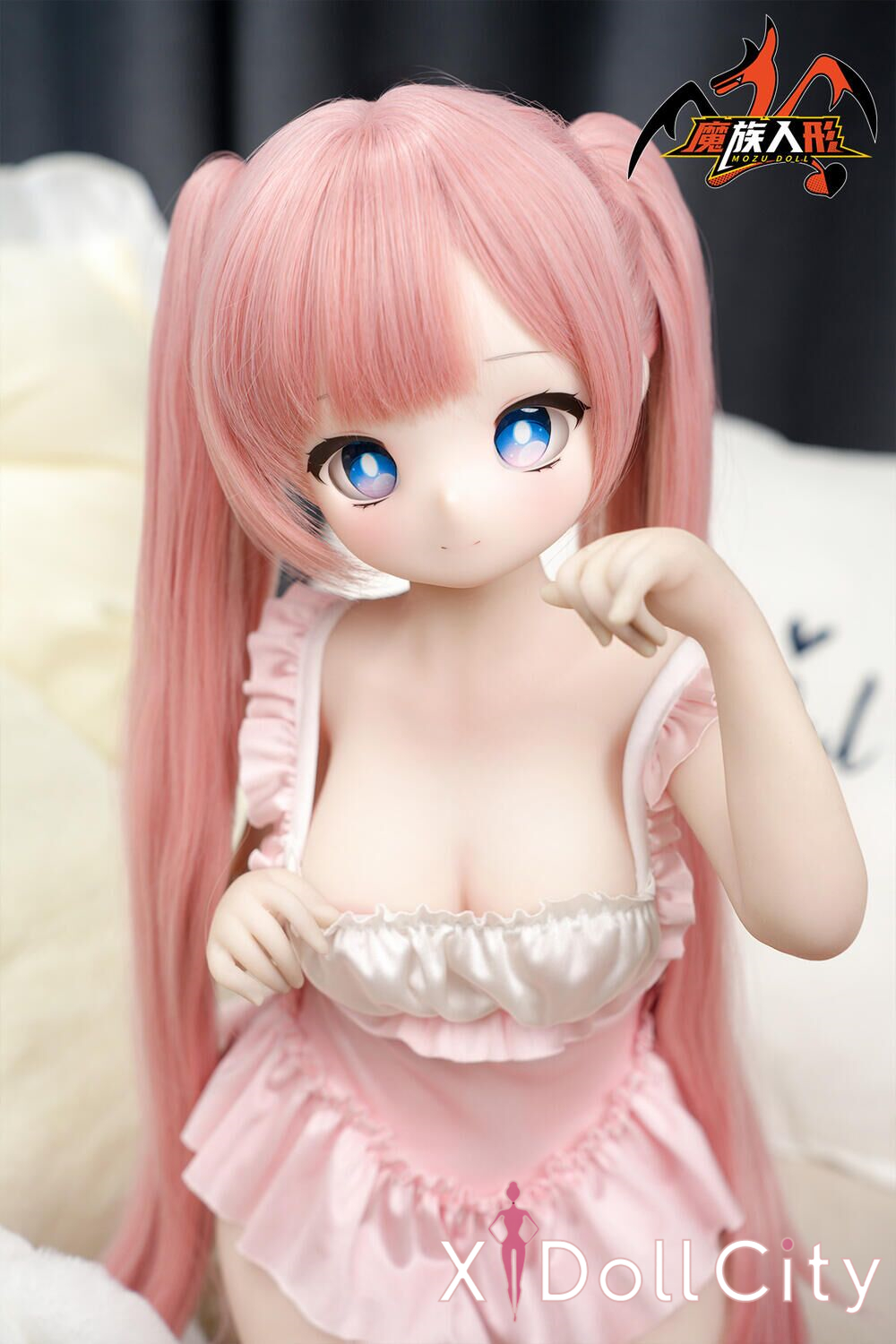 MOZU Doll 卷卷 成人スタイルラブドール ロリ ビニールヘッド＋TPEボディ ラブドール良乳