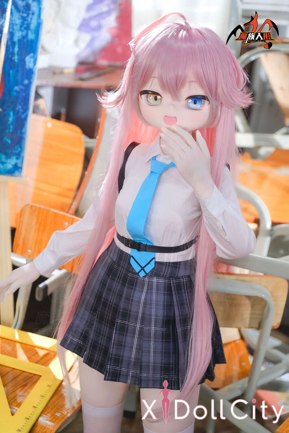 MOZU Doll 星叶 成人スタイルラブドール ロリ ビニールヘッド&軟質ヘッド＋TPEボディ ラブドール貧乳