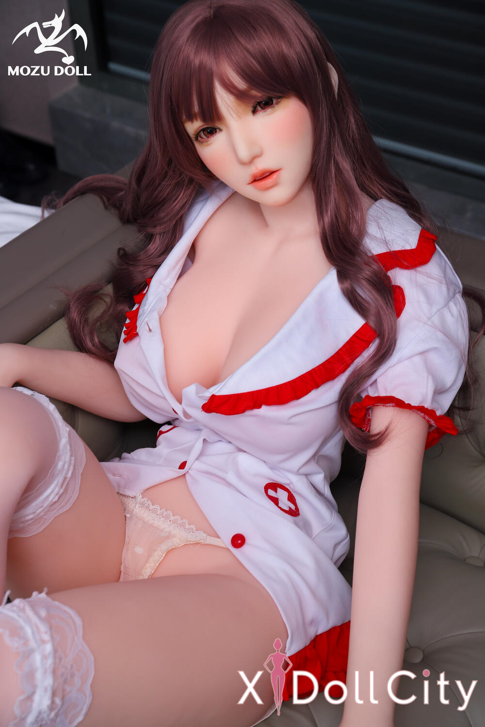 MOZU Doll 小悠 163cm 癒し系ナース風セクシー TPE製 ラブドール巨乳