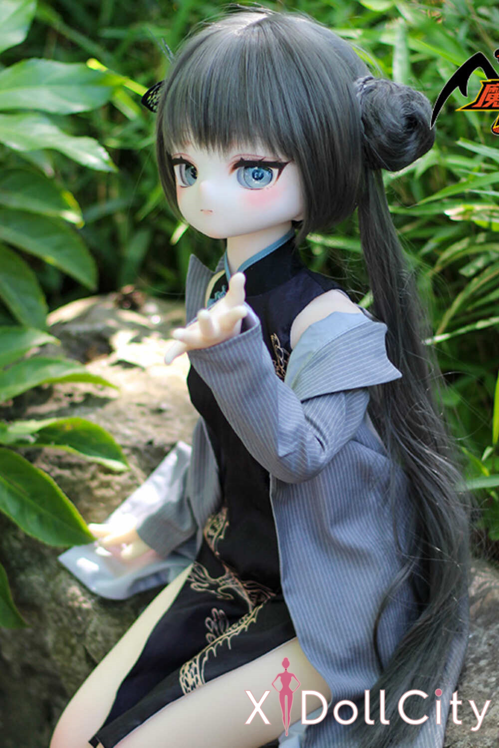 MOZU Doll 非笑 成人スタイルラブドール 可愛い ビニールヘッド＋TPEボディ ラブドール貧乳