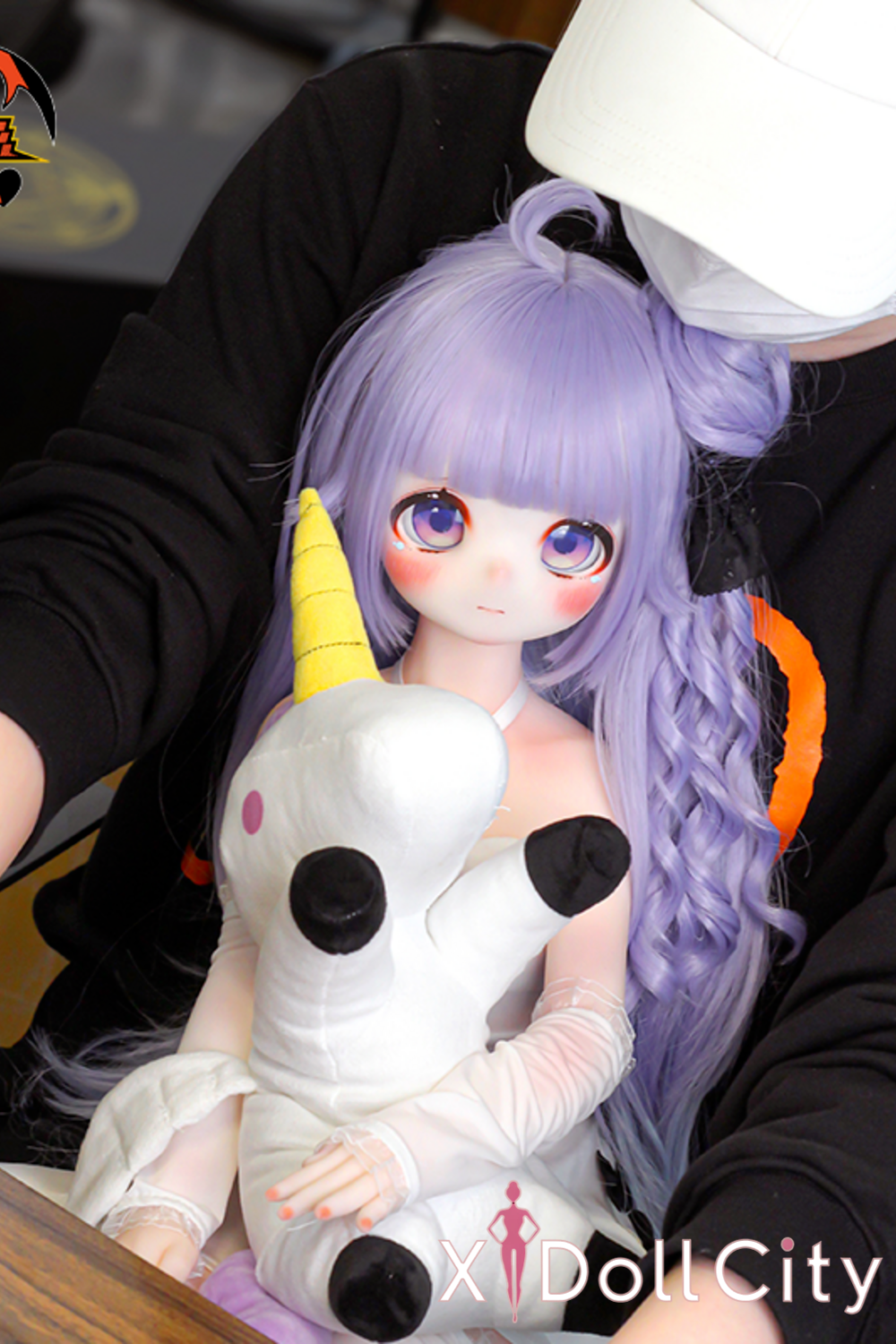MOZU Doll 独角獣 成人スタイルラブドール 可愛い ビニールヘッド＋TPEボディ ラブドール貧乳