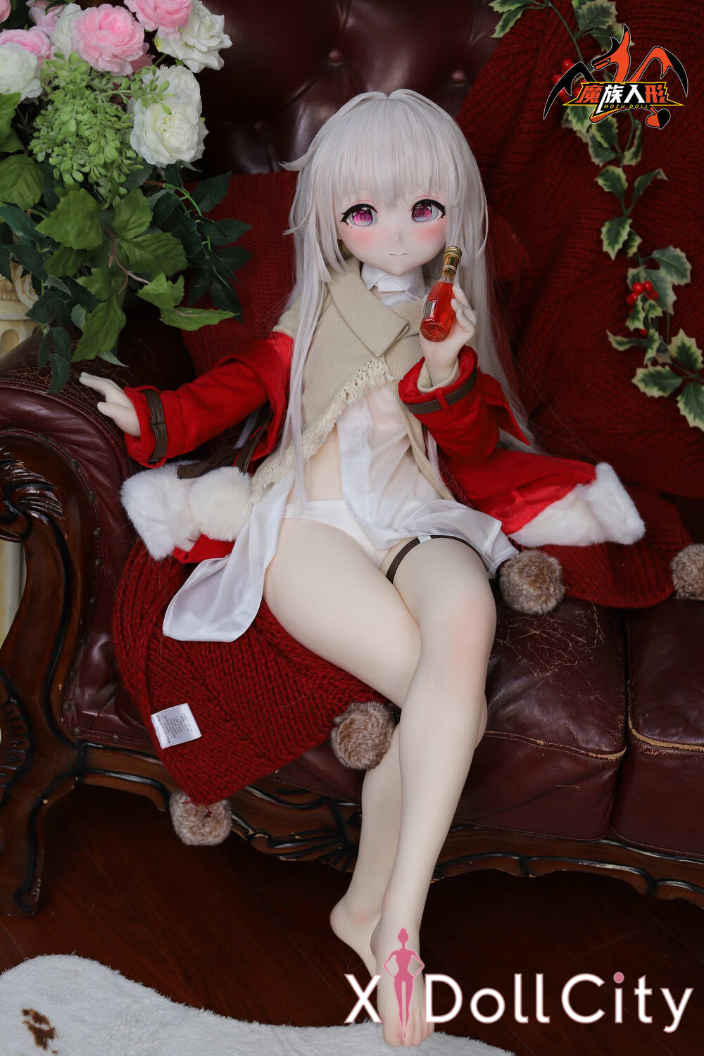 MOZU Doll 凯拉 成人スタイルラブドール アニメ ビニールヘッド＋TPEボディ ラブドール貧乳