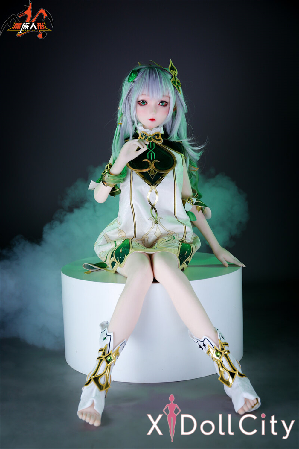 MOZU Doll 净华 成人スタイルラブドール 幻想的な癒し系アニメ シリコンヘッド+TPEボディ ラブドール良乳