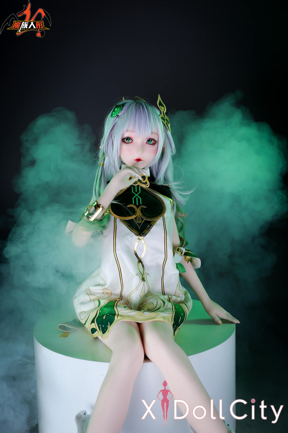 MOZU Doll 净华 成人スタイルラブドール 幻想的な癒し系アニメ シリコンヘッド+TPEボディ ラブドール良乳
