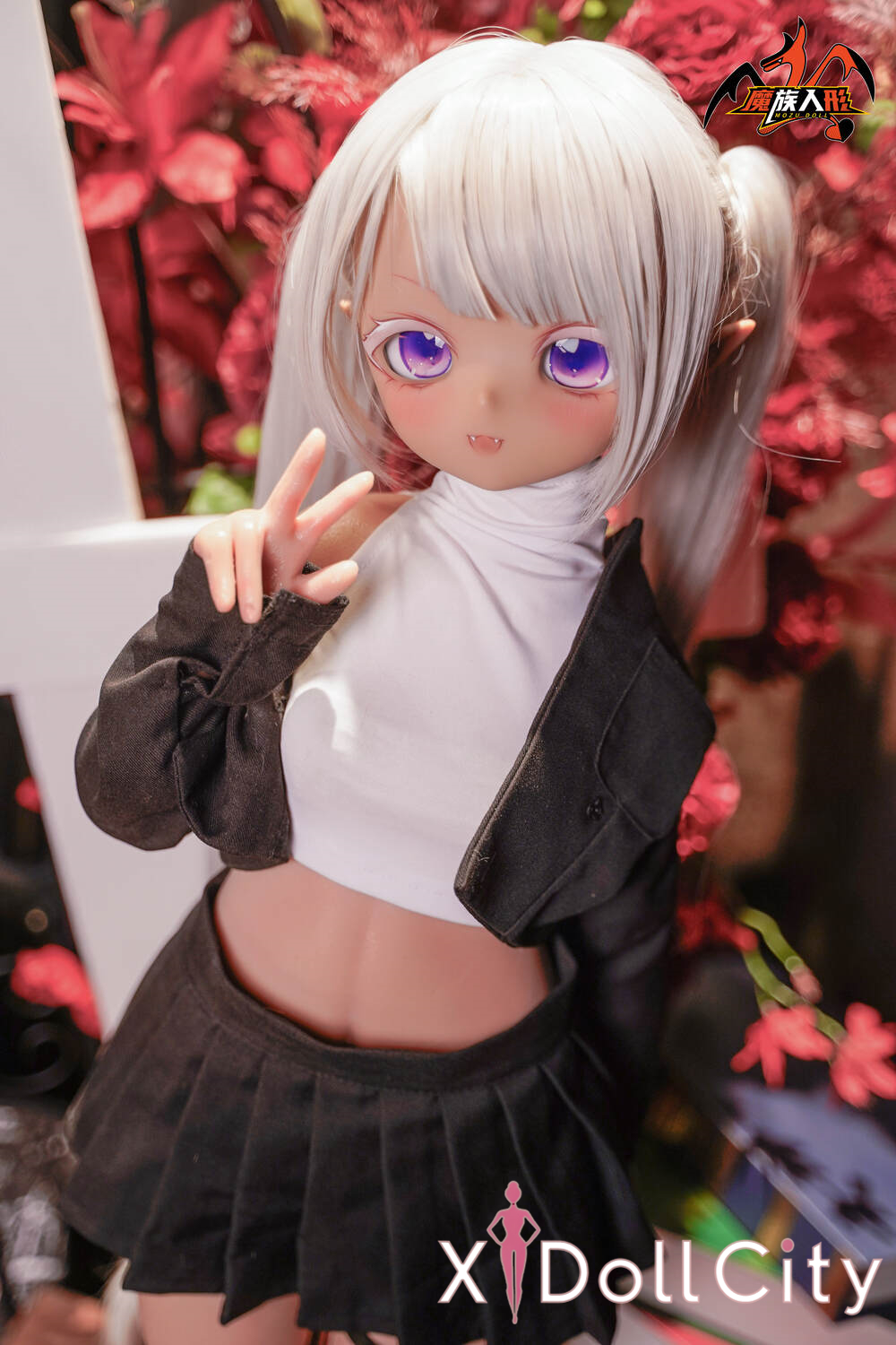 MOZU Doll 小七 成人スタイルラブドール ロリ ビニールヘッド＋TPEボディ ラブドール良乳