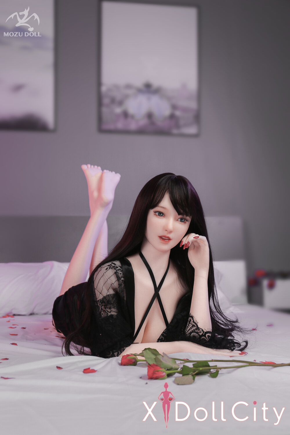 MOZU Doll 艳姬 163cm 黒髪妖艶系 セクシー TPE製 ラブドール巨乳