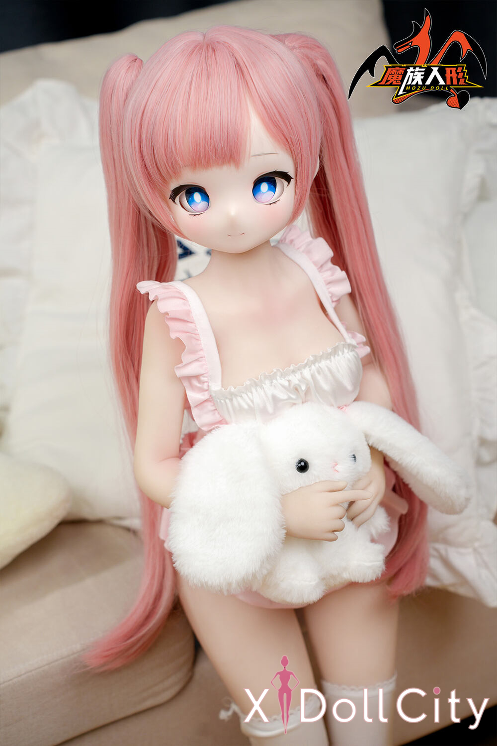 MOZU Doll 卷卷 成人スタイルラブドール ロリ ビニールヘッド＋TPEボディ ラブドール良乳