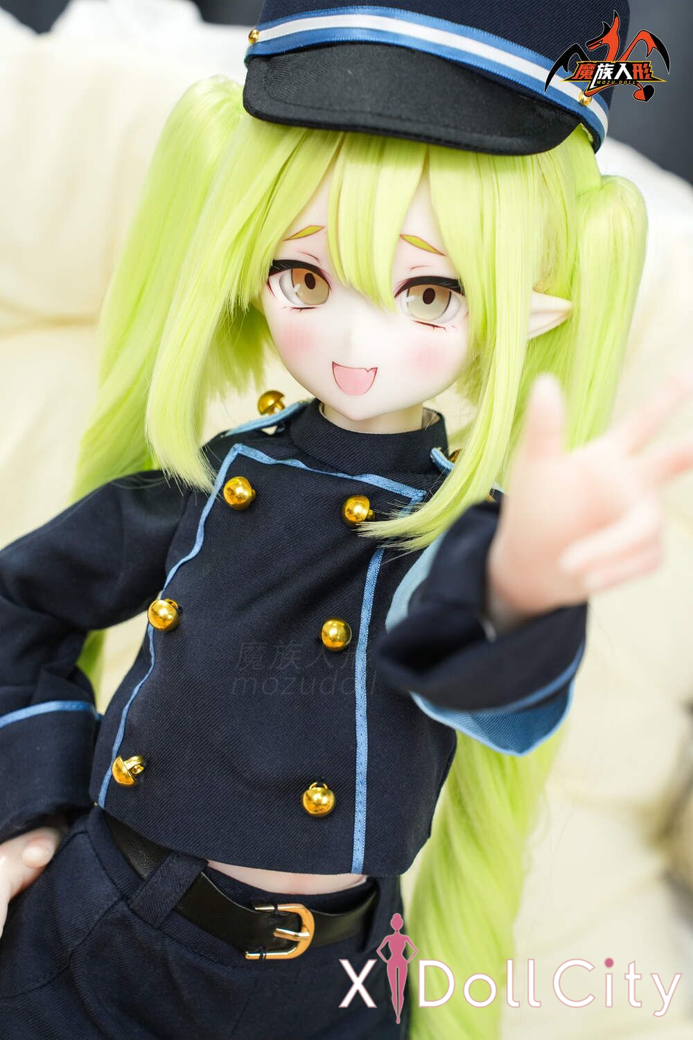 MOZU Doll 小望 成人スタイルラブドール 可愛い ビニールヘッド＋シリコンボディ ラブドール貧乳